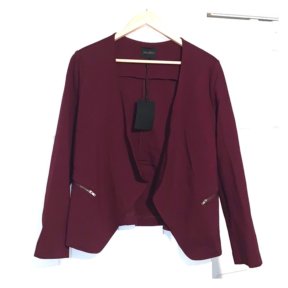 Maroon blazer